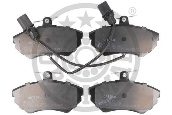 Kit pastiglie freno, Freno a disco - BP-10445 OPTIMAL