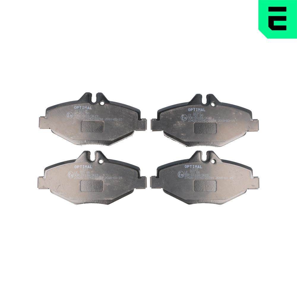 Комплект тормозных колодок, дисковый тормоз - BP-12127 OPTIMAL