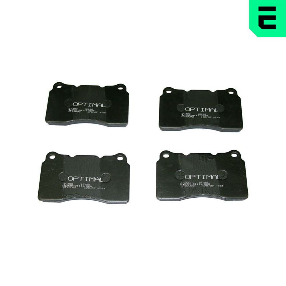 Комплект тормозных колодок, дисковый тормоз - BP-12166 OPTIMAL