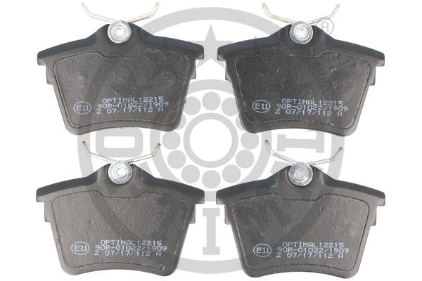 Brake Pad Set, disc brake - BP-12215 OPTIMAL