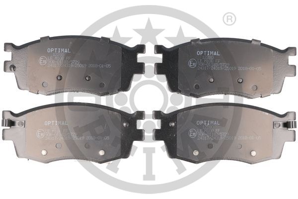 Brake Pad Set, disc brake - BP-12280 OPTIMAL