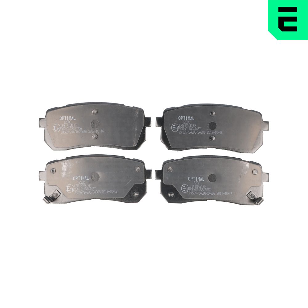 Brake Pad Set, disc brake - BP-12282 OPTIMAL