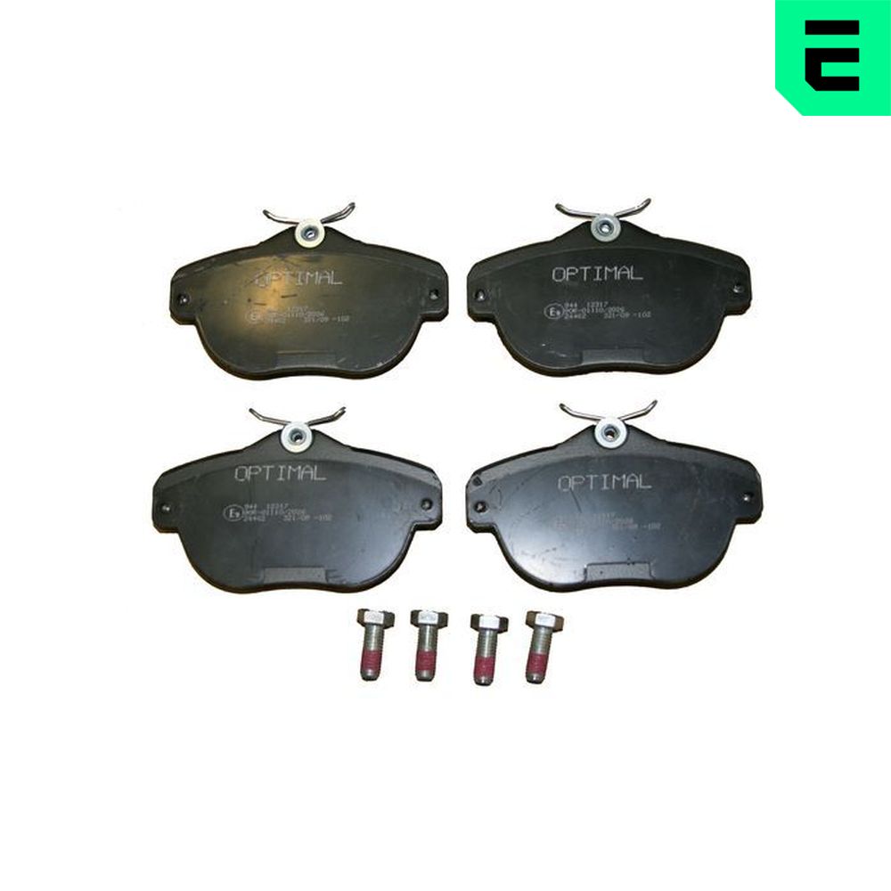 Комплект тормозных колодок, дисковый тормоз - BP-12317 OPTIMAL