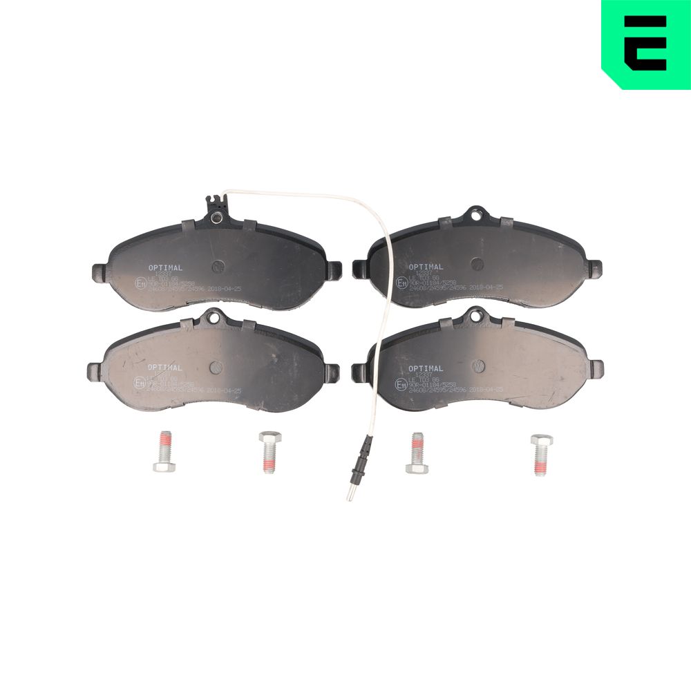 Brake Pad Set, disc brake - BP-12337 OPTIMAL