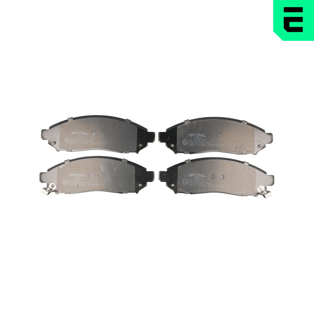 Brake Pad Set, disc brake - BP-12346 OPTIMAL