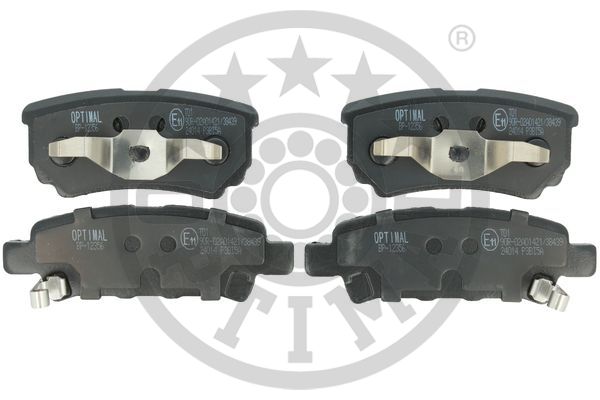 Kit pastiglie freno, Freno a disco - BP-12356 OPTIMAL