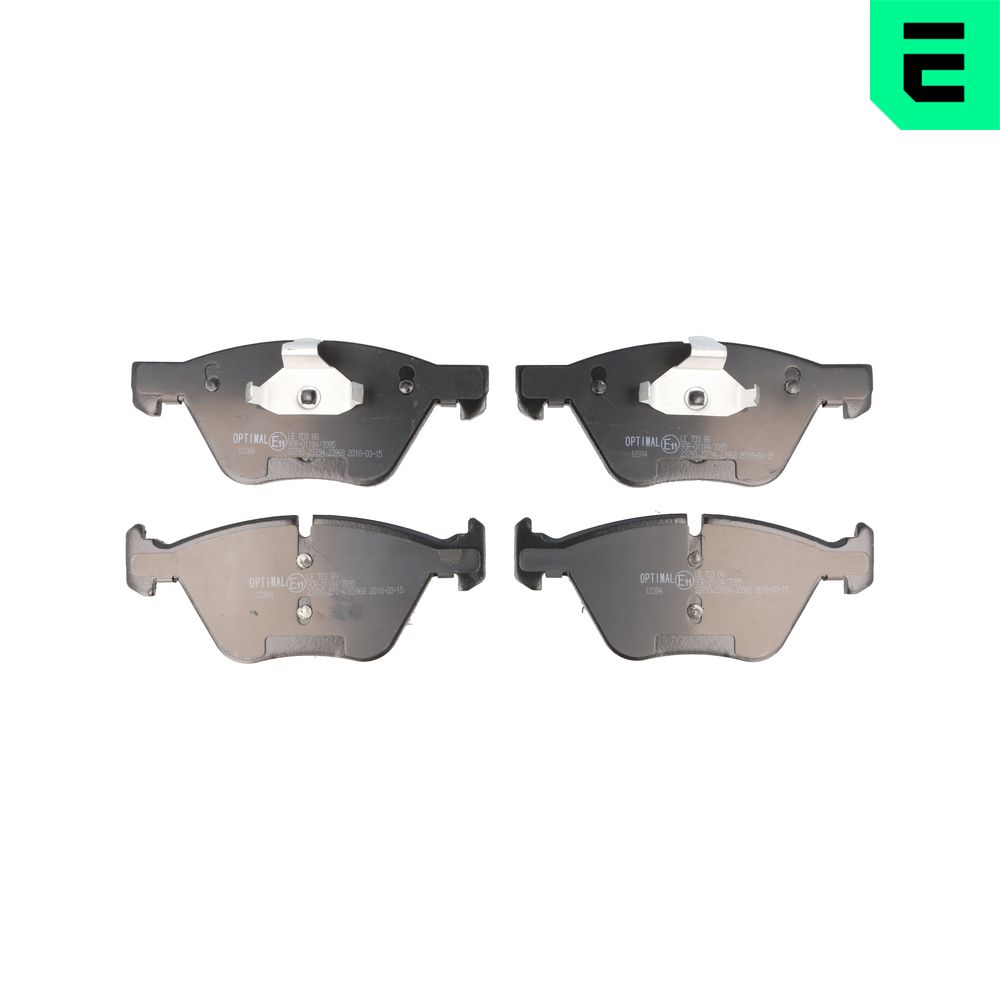 Brake Pad Set, disc brake - BP-12384 OPTIMAL