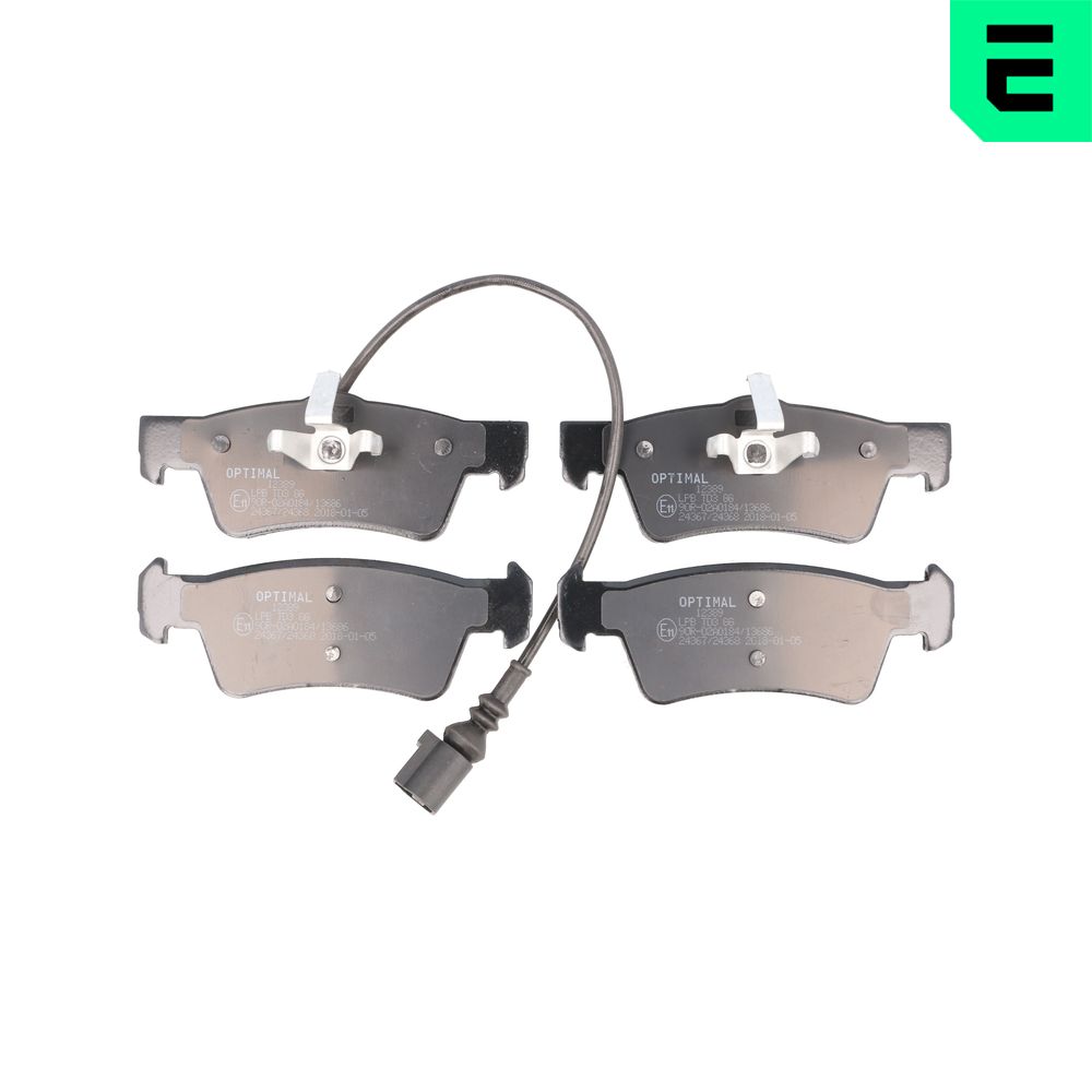 Brake Pad Set, disc brake - BP-12389 OPTIMAL