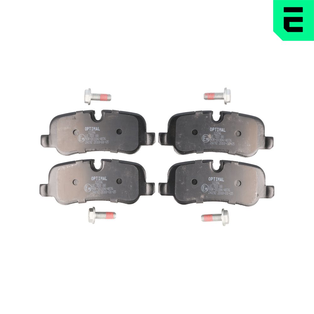 Brake Pad Set, disc brake - BP-12396 OPTIMAL
