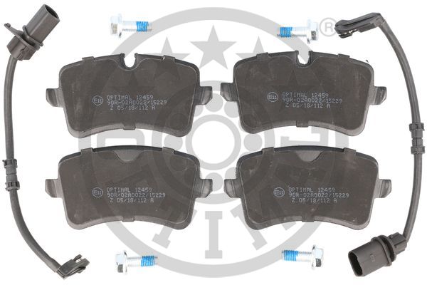 Комплект тормозных колодок, дисковый тормоз - BP-12459 OPTIMAL