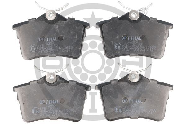 Brake Pad Set, disc brake - BP-12465 OPTIMAL