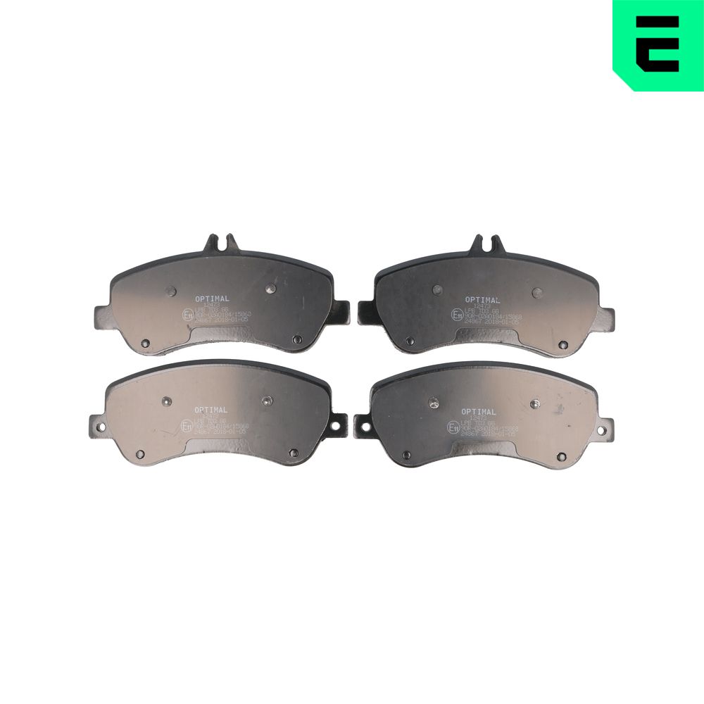 Kit pastiglie freno, Freno a disco - BP-12473 OPTIMAL