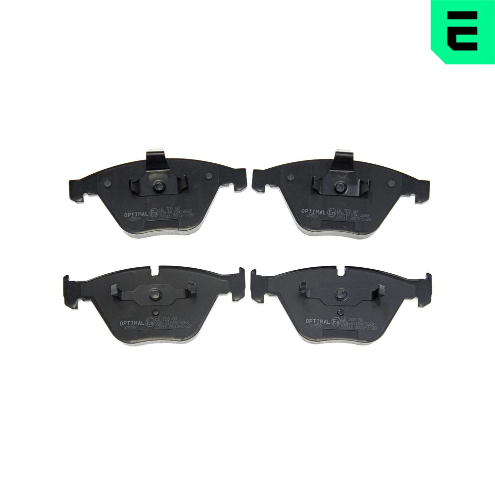 Brake Pad Set, disc brake - BP-12509 OPTIMAL