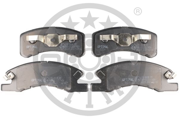 Brake Pad Set, disc brake - BP-12524 OPTIMAL