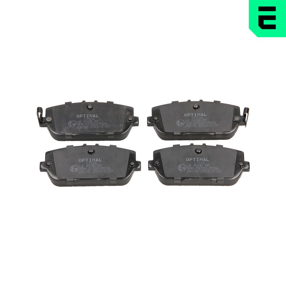 Brake Pad Set, disc brake - BP-12526 OPTIMAL