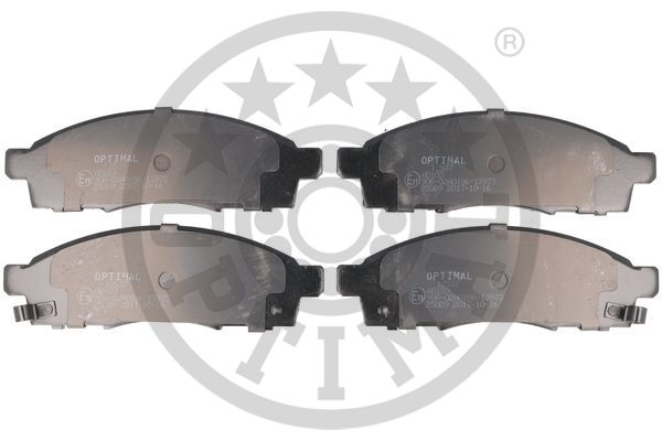 Kit pastiglie freno, Freno a disco - BP-12537 OPTIMAL