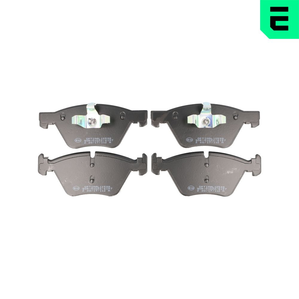 Kit pastiglie freno, Freno a disco - BP-12538 OPTIMAL