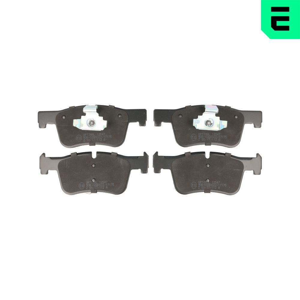 Brake Pad Set, disc brake - BP-12547 OPTIMAL