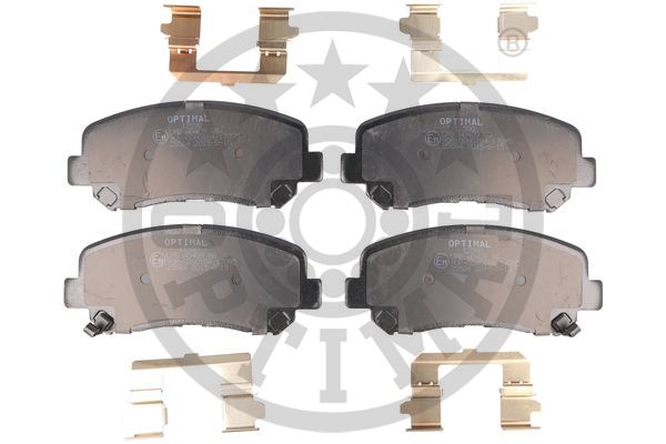 Brake Pad Set, disc brake - BP-12590 OPTIMAL