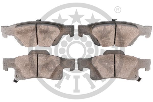 Комплект тормозных колодок, дисковый тормоз - BP-12600 OPTIMAL