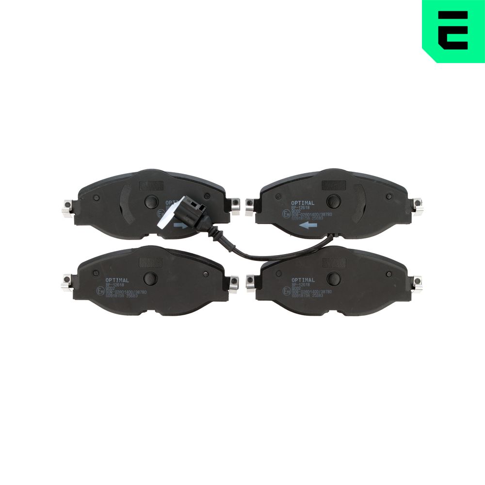 Kit pastiglie freno, Freno a disco - BP-12618 OPTIMAL