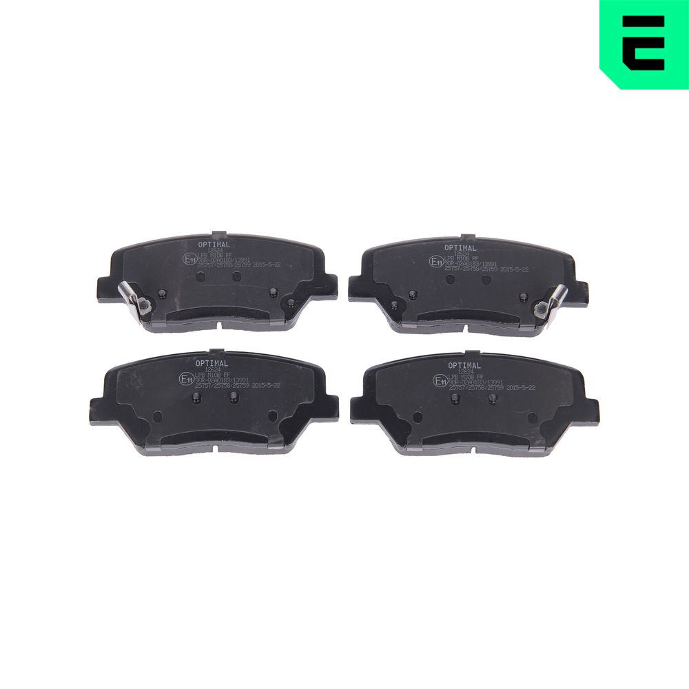 Brake Pad Set, disc brake - BP-12624 OPTIMAL