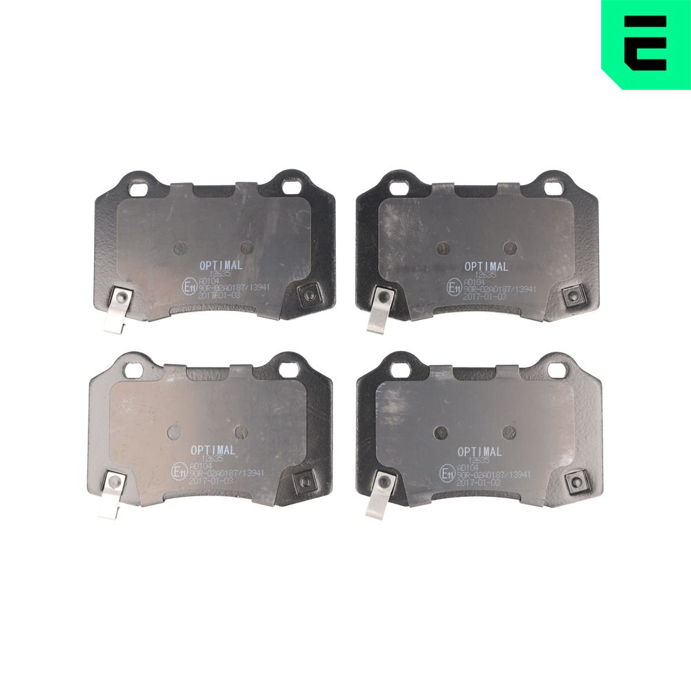 Brake Pad Set, disc brake - BP-12635 OPTIMAL