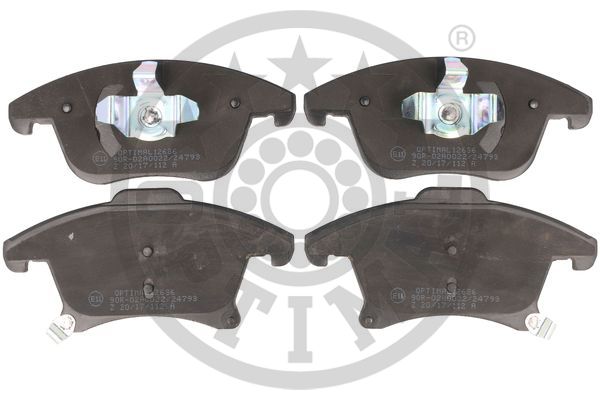 Brake Pad Set, disc brake - BP-12636 OPTIMAL