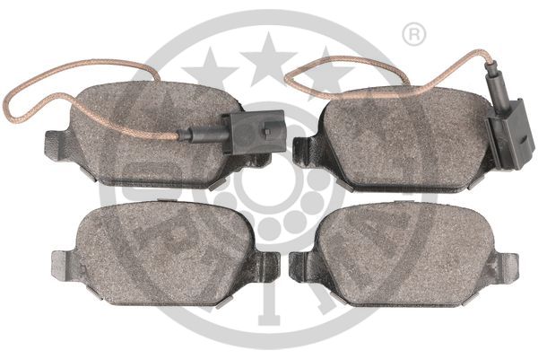 Комплект тормозных колодок, дисковый тормоз - BP-12637 OPTIMAL