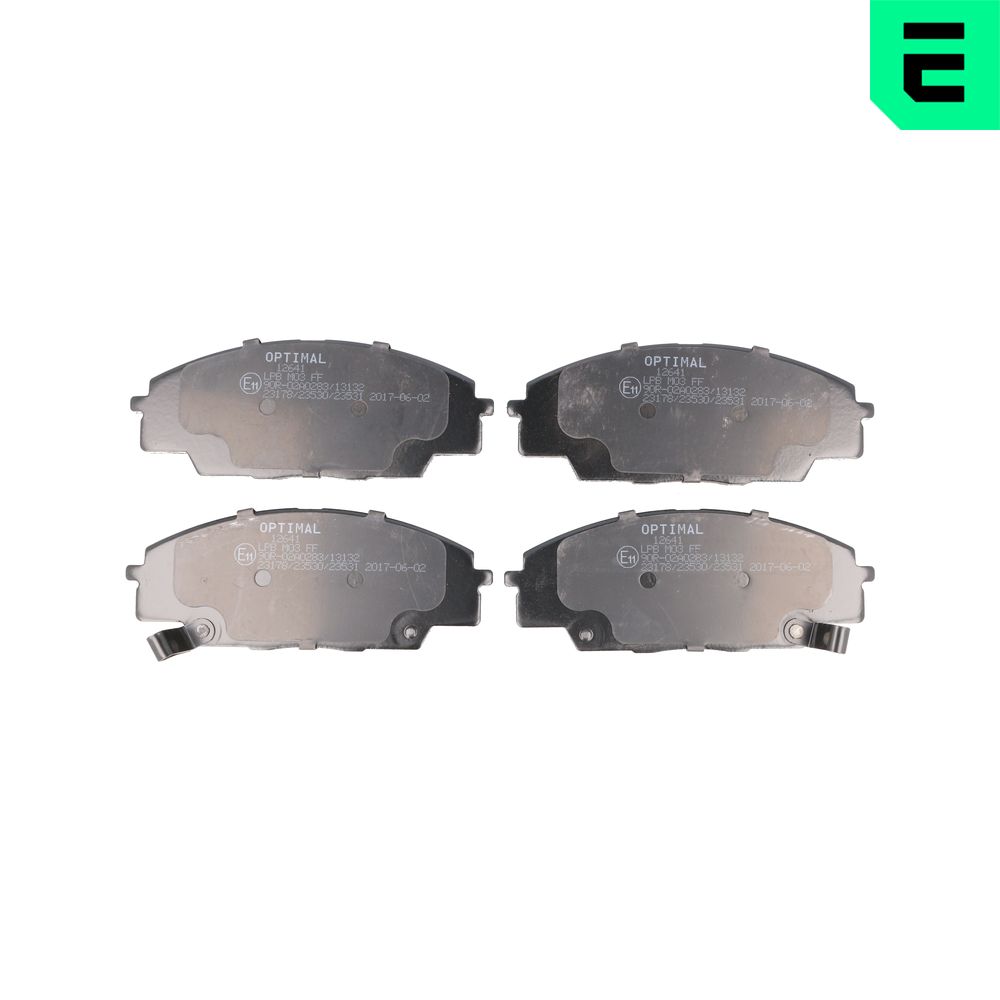 Brake Pad Set, disc brake - BP-12641 OPTIMAL