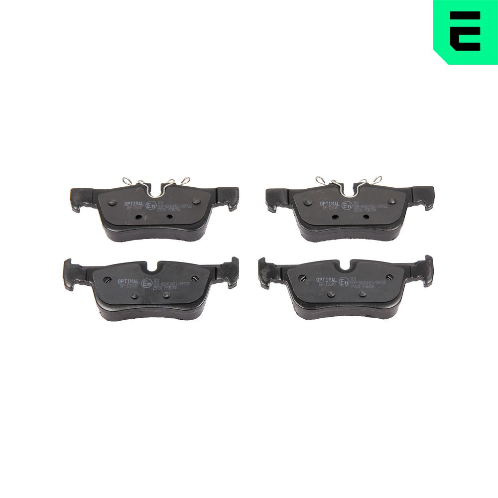 Kit pastiglie freno, Freno a disco - BP-12645 OPTIMAL