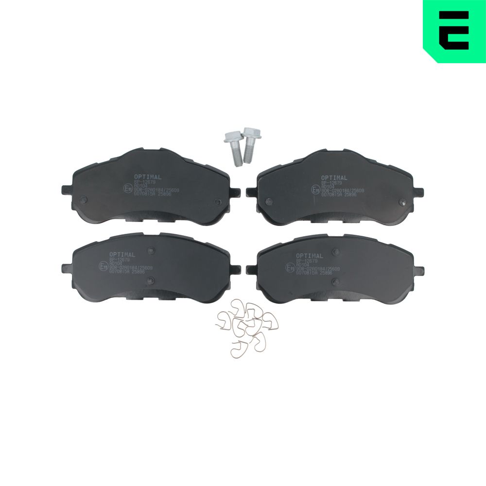 Brake Pad Set, disc brake - BP-12679 OPTIMAL