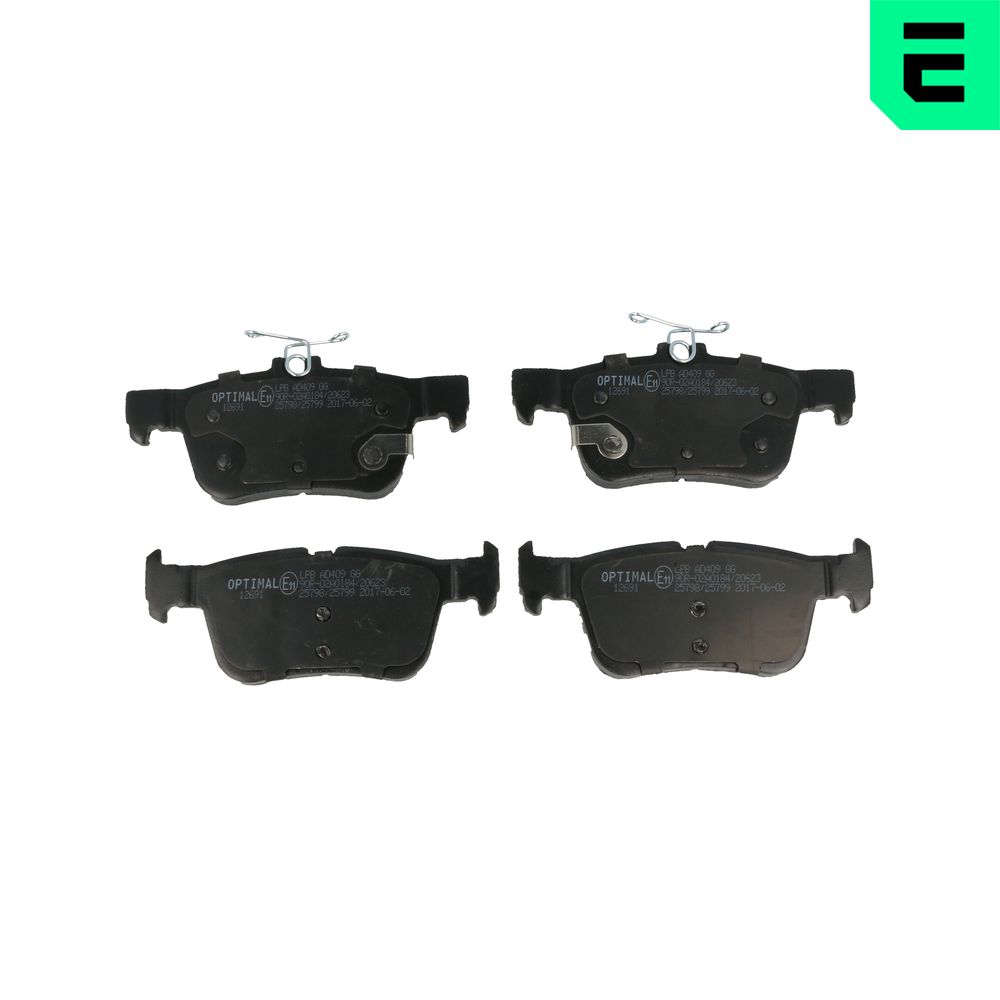 Brake Pad Set, disc brake - BP-12691 OPTIMAL