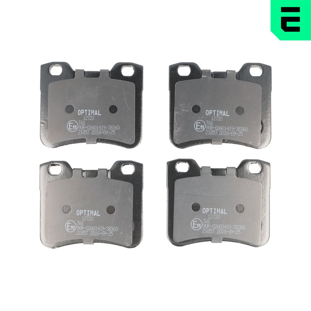 Kit pastiglie freno, Freno a disco - BP-12720 OPTIMAL