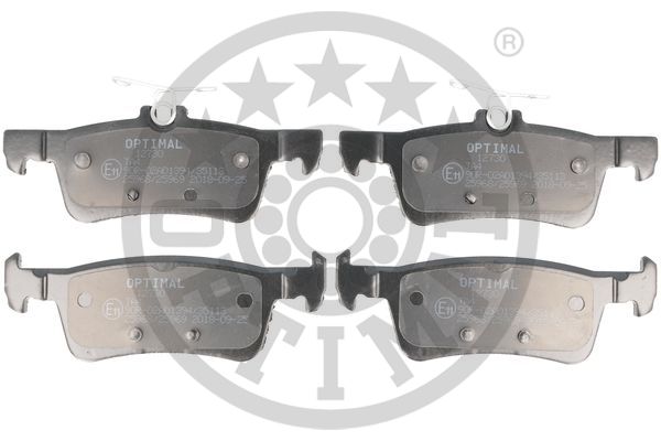 Brake Pad Set, disc brake - BP-12730 OPTIMAL