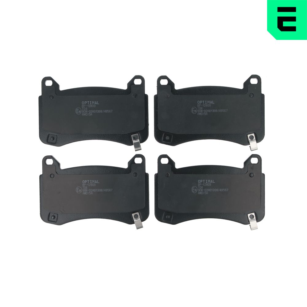 Kit pastiglie freno, Freno a disco - BP-12809 OPTIMAL