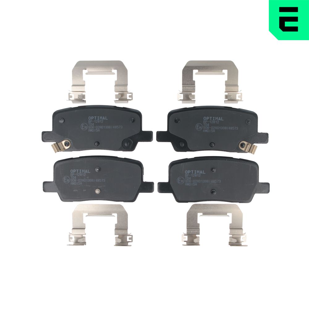 Brake Pad Set, disc brake - BP-12812 OPTIMAL