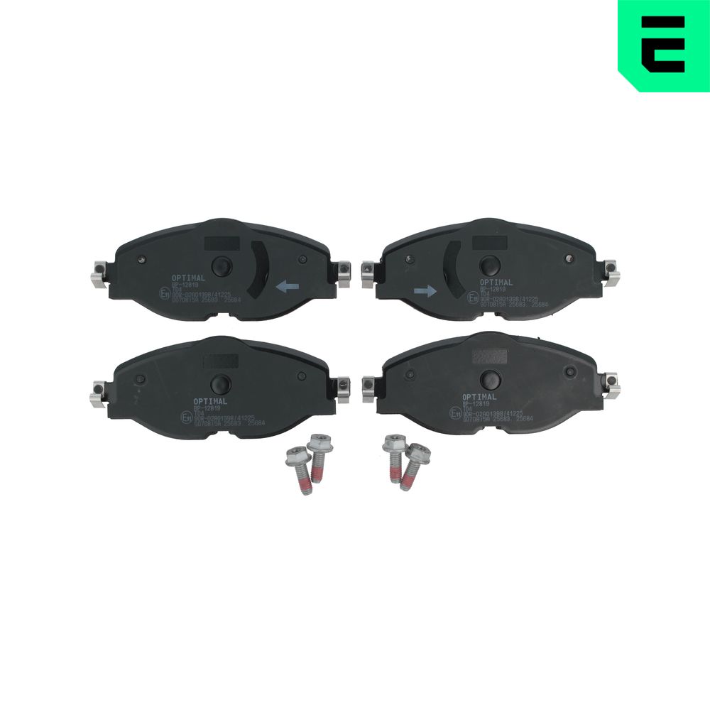 Kit pastiglie freno, Freno a disco - BP-12819 OPTIMAL