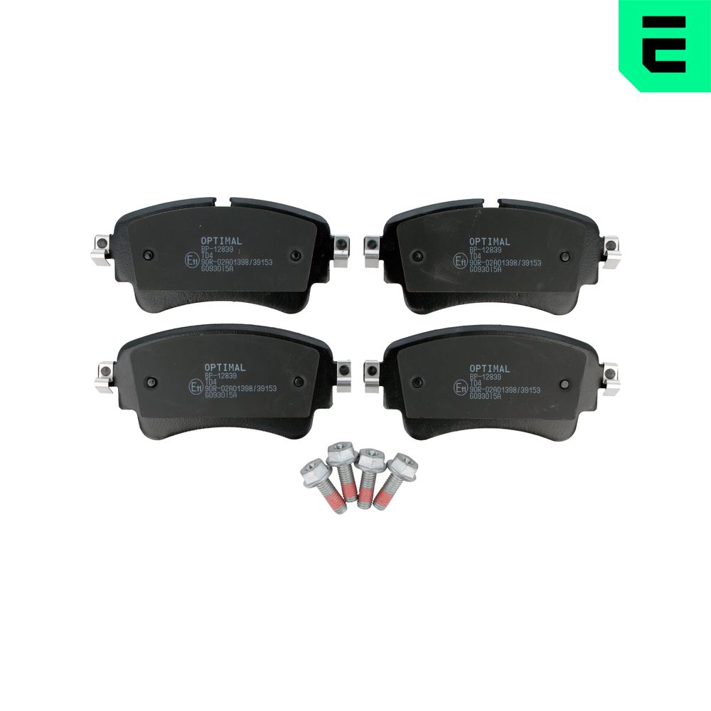 Brake Pad Set, disc brake - BP-12839 OPTIMAL