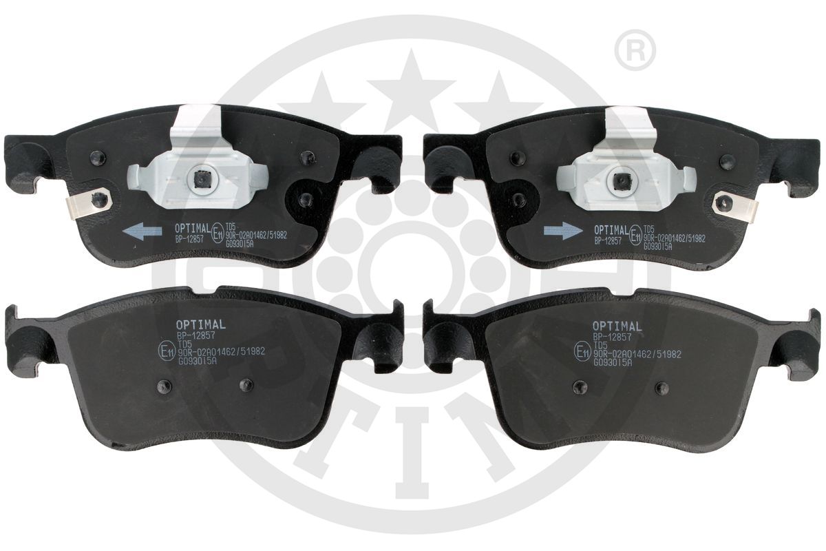 Brake Pad Set, disc brake - BP-12857 OPTIMAL