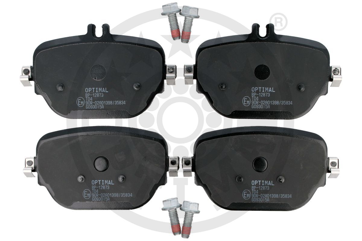 Kit pastiglie freno, Freno a disco - BP-12873 OPTIMAL