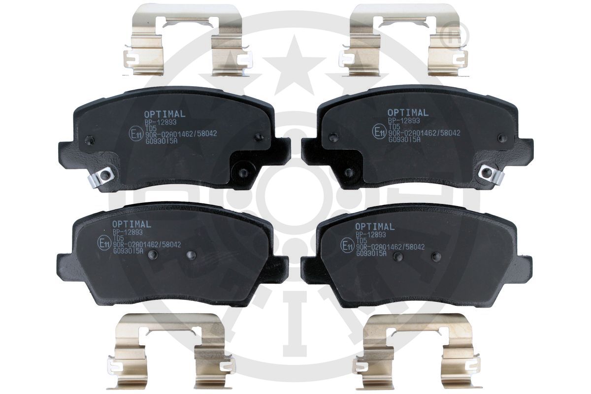 Brake Pad Set, disc brake - BP-12893 OPTIMAL