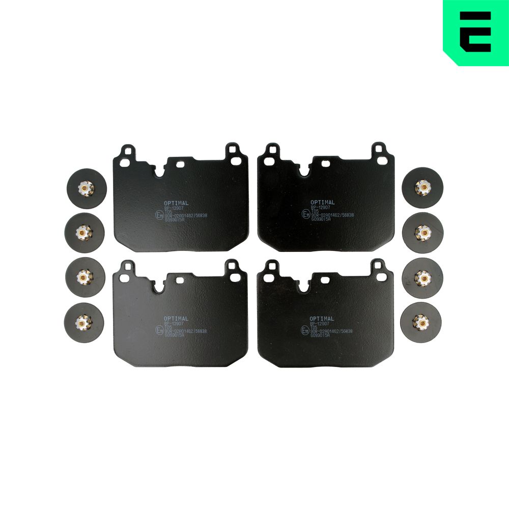 Kit pastiglie freno, Freno a disco - BP-12907 OPTIMAL