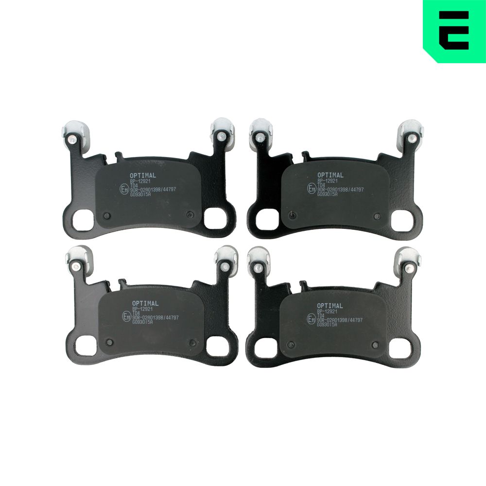 Kit pastiglie freno, Freno a disco - BP-12921 OPTIMAL