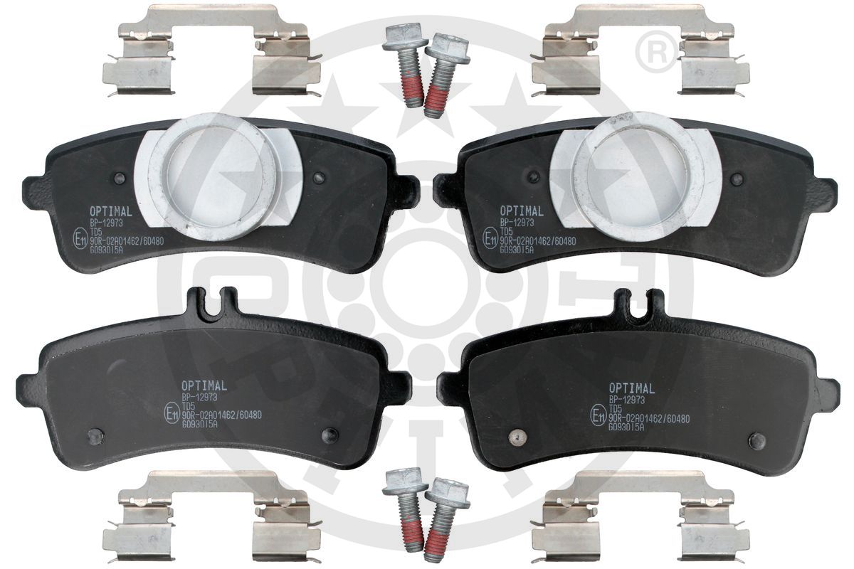 Brake Pad Set, disc brake - BP-12973 OPTIMAL