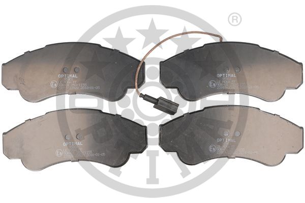 Brake Pad Set, disc brake - BP-95901 OPTIMAL