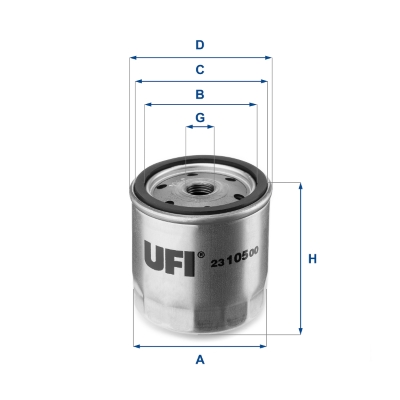 Oil Filter - 23.105.00 UFI