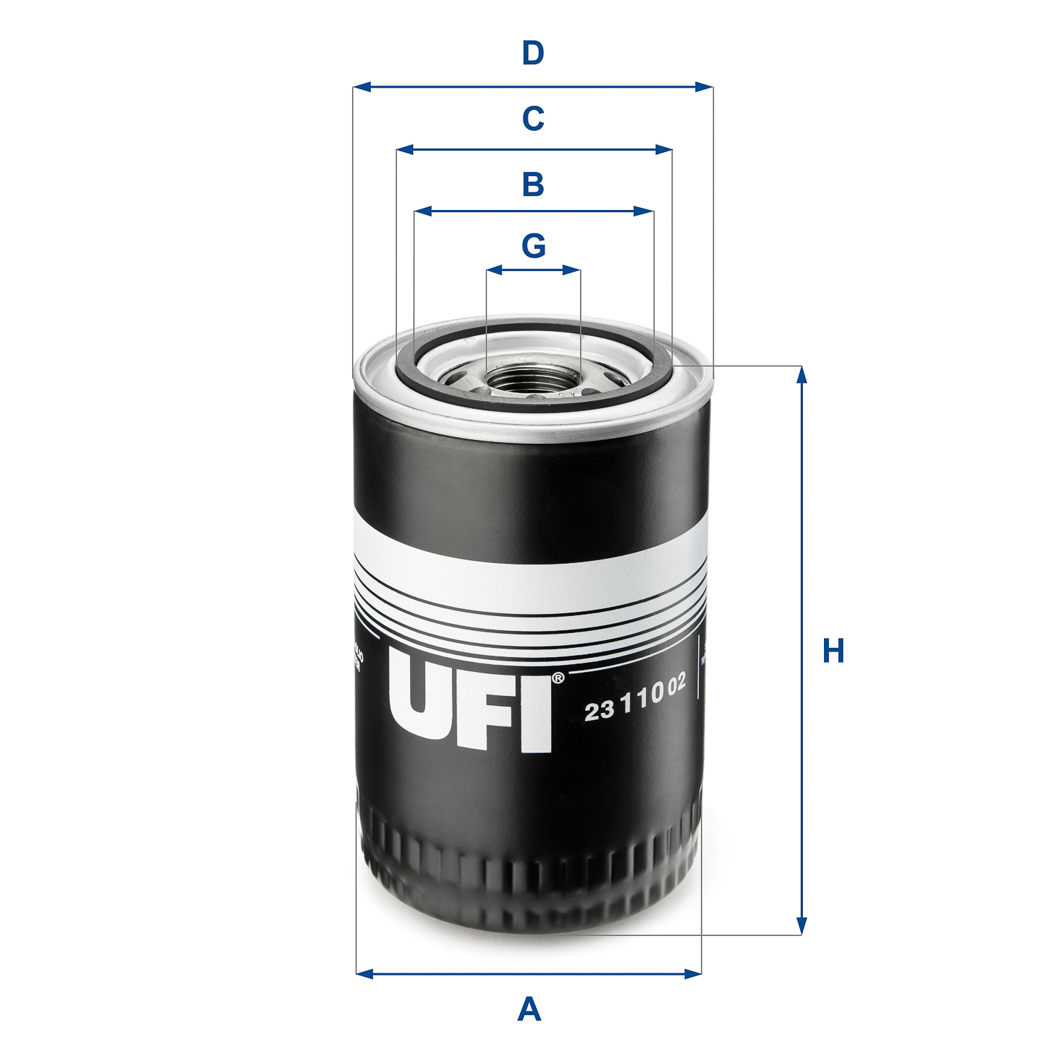 Filtro olio - 23.110.02 UFI