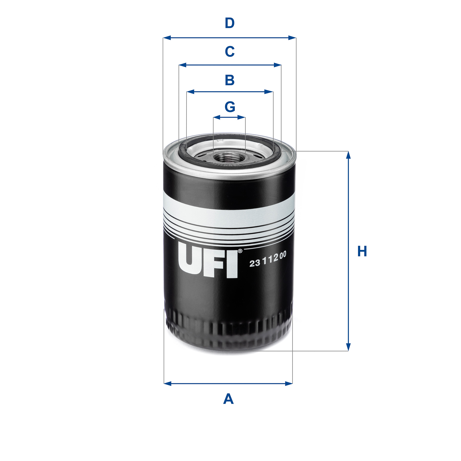 Filtro olio - 23.112.00 UFI
