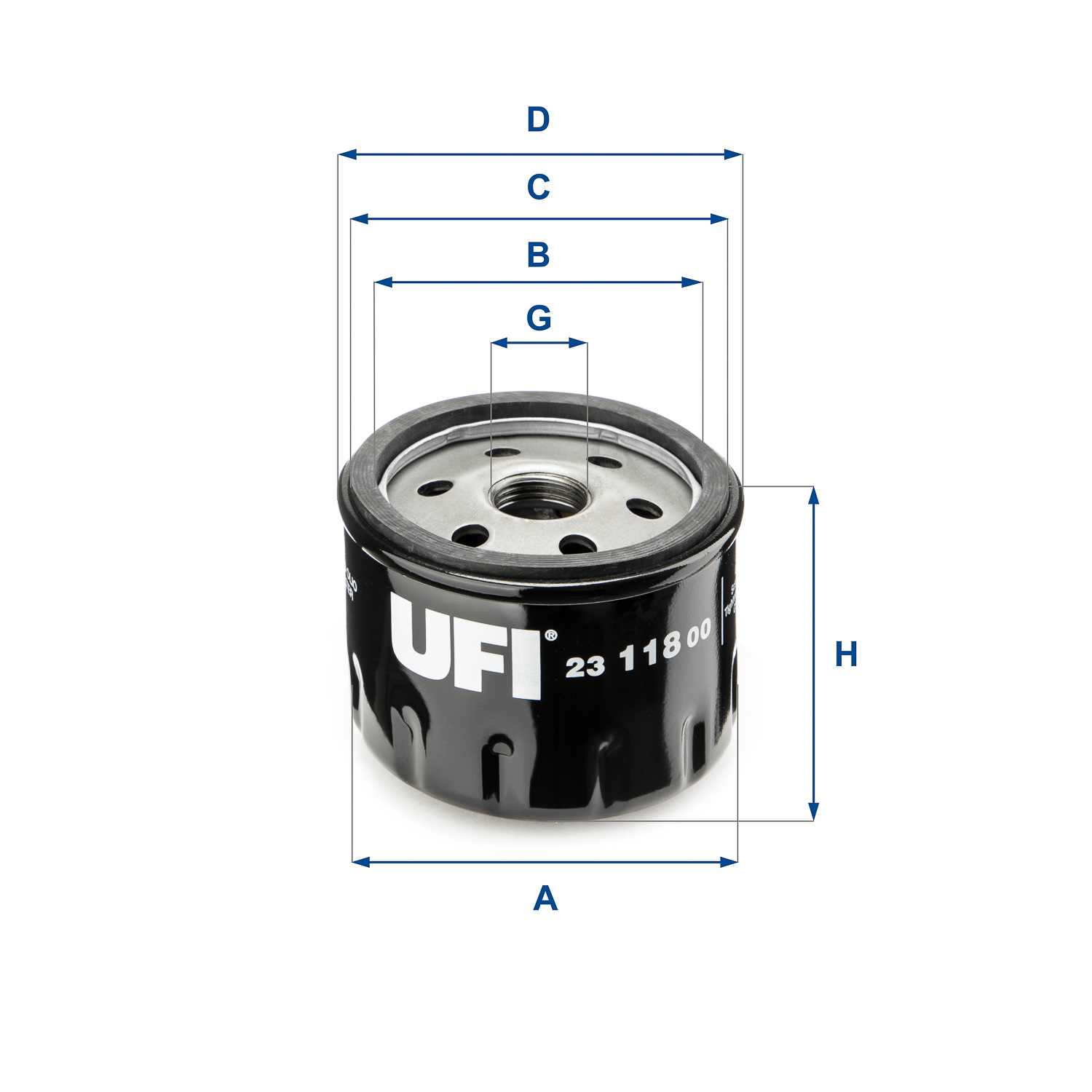 Oil Filter - 23.118.00 UFI